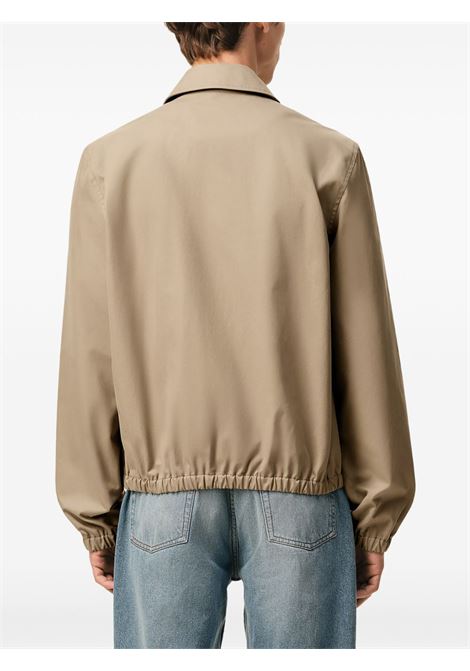 adc zipped jacket man beige AMI PARIS | HJK884.CO0132A036